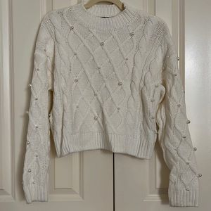 Pearl knitted sweater